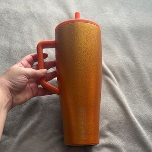 BrüMate “Showtime” Orange GlitterTumbler 40 oz